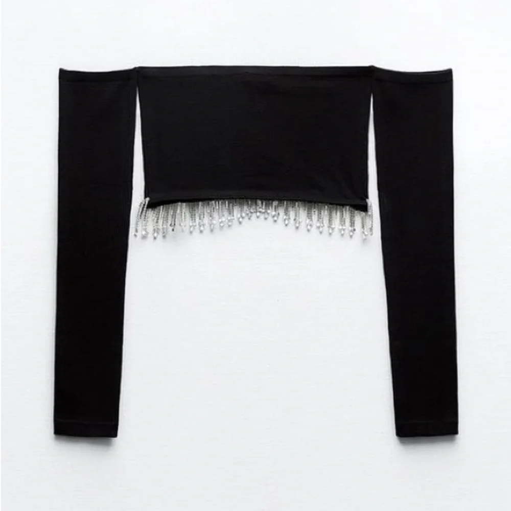 Zara seamless rhinestone
